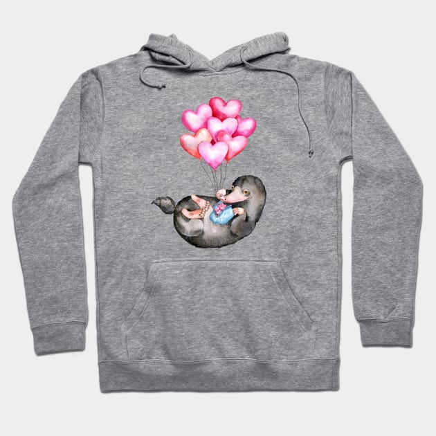 Magical creature valentine's day Hoodie by Simple Wishes Art